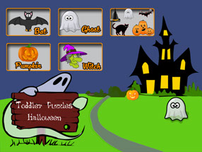 iPad Toddler Puzzles Halloween App